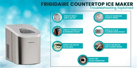 countertop ice maker leaking from bottom|Frigidaire Countertop Ice Maker Troubleshooting